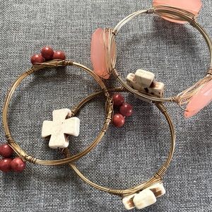 Trio of bracelets